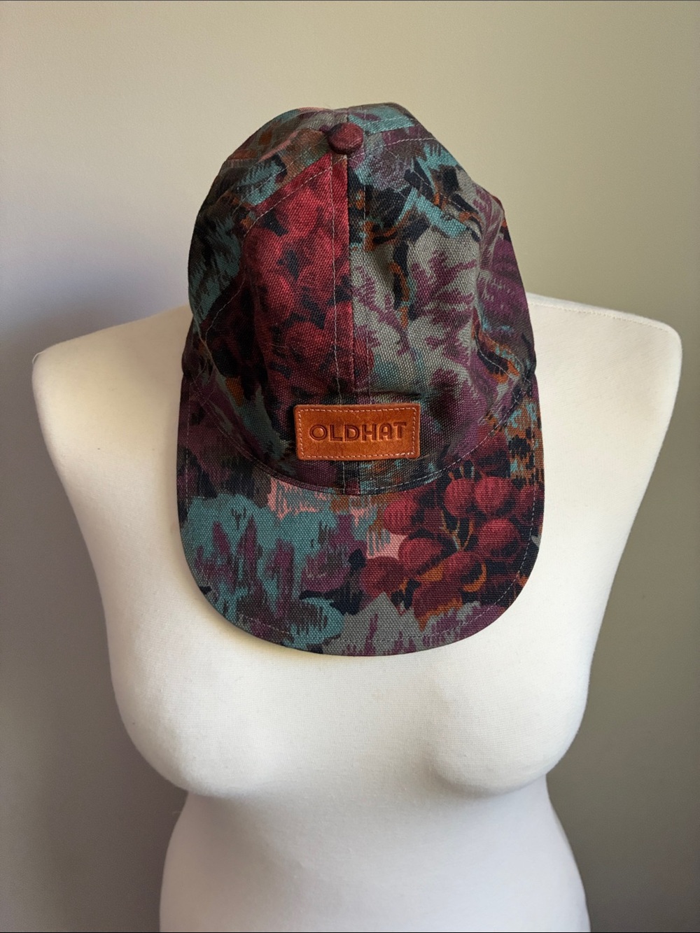 Floral Print 6 Panel Cap